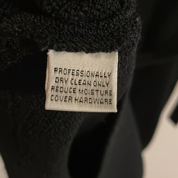 St. John Collection Sleeveless Belted‎ Mini Dress Women’s Size 2 Knit Black - Picture 6 of 7